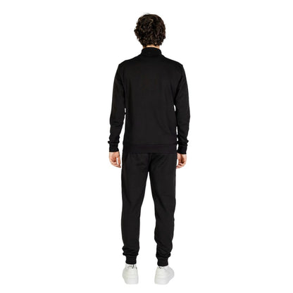 Чорний бавовняний спортивний костюм EA7 Emporio Armani