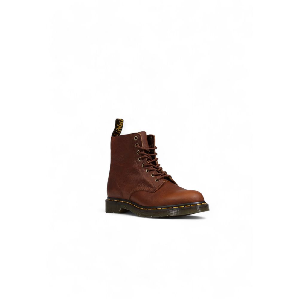 Коричневі шкіряні черевики Dr. Martens