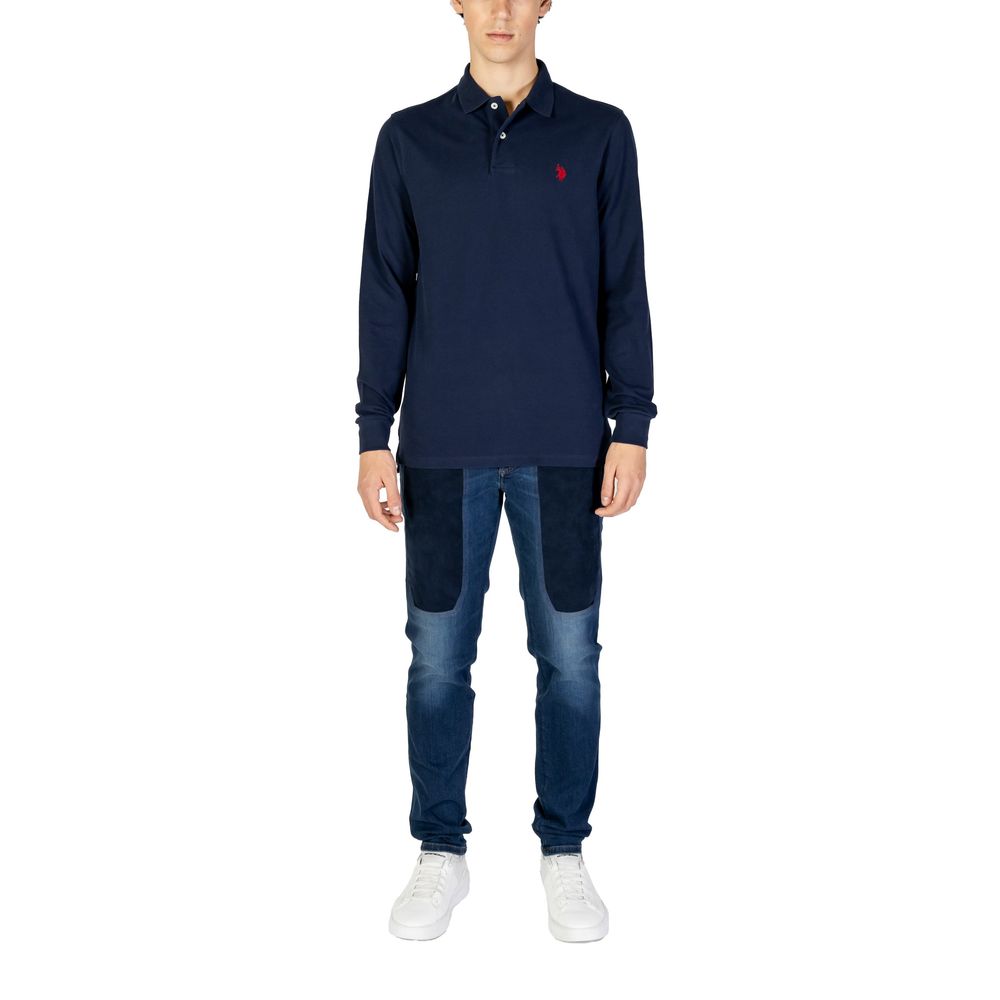 US POLO ASSN. Синя бавовняна футболка
