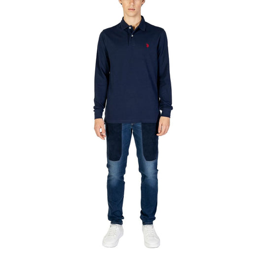 US POLO ASSN. Синя бавовняна футболка