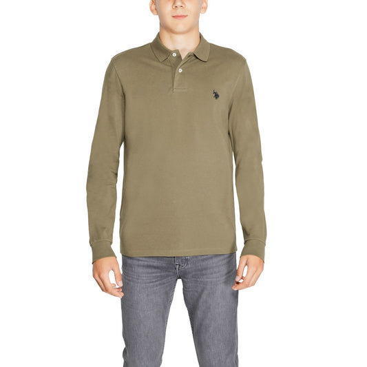 US POLO ASSN. Зелена бавовняна футболка