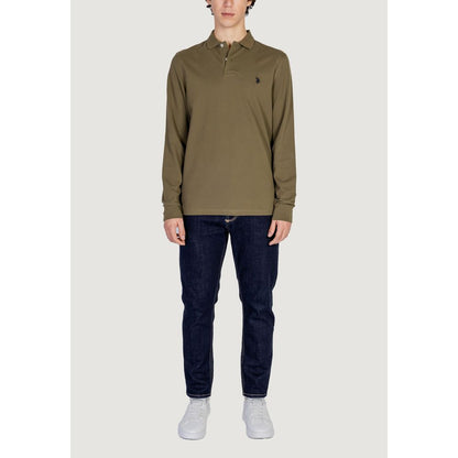 US POLO ASSN. Зелена бавовняна футболка