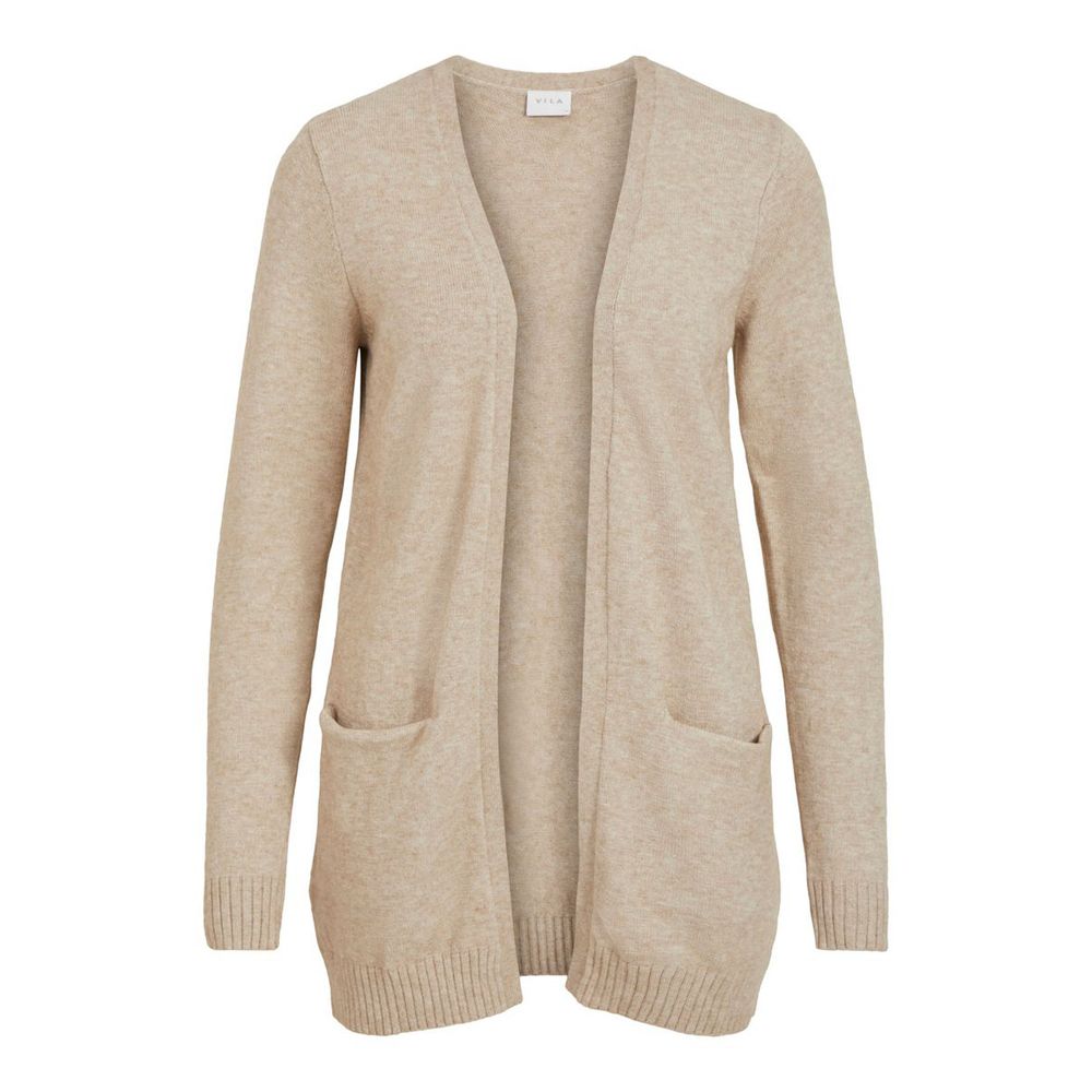 Бежевий віскозний кардиган Vila Clothes