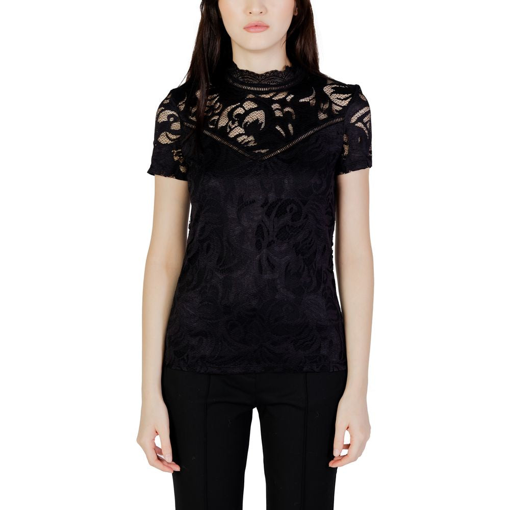 Чорні поліамідні топи та футболка Vila Clothes
