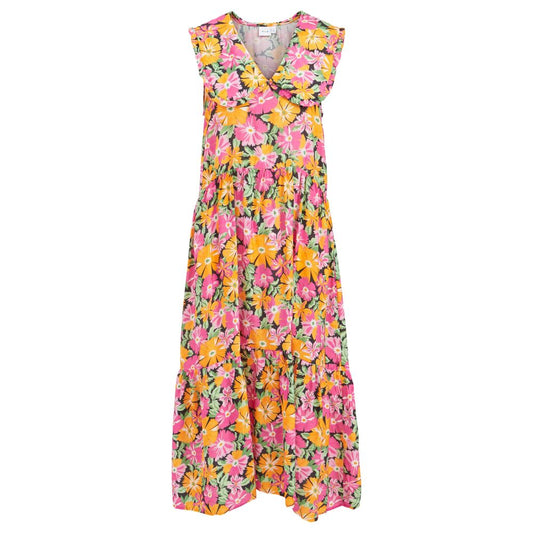 Рожева сукня з поліестеру Vila Clothes