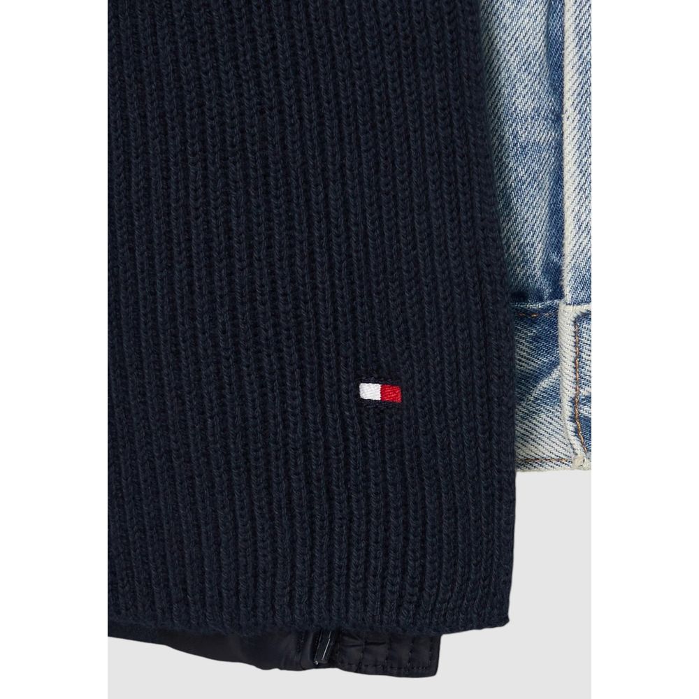Синій шарф Tommy Hilfiger з органічної бавовни