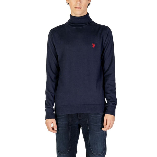 US POLO ASSN. Синій бавовняний светр