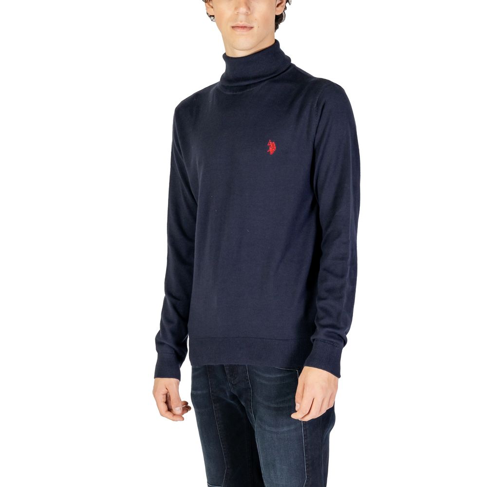 US POLO ASSN. Синій бавовняний светр