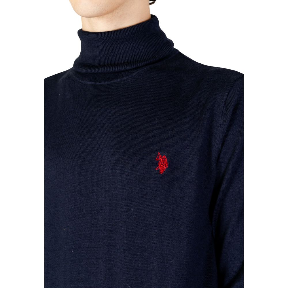 US POLO ASSN. Синій бавовняний светр