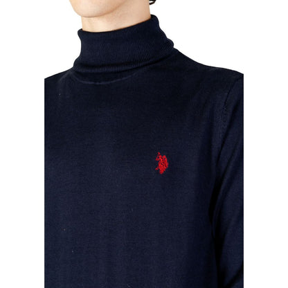 US POLO ASSN. Синій бавовняний светр