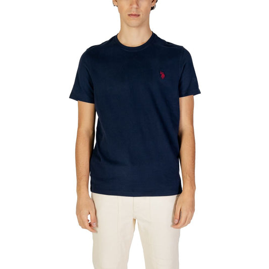US POLO ASSN. Синя бавовняна футболка