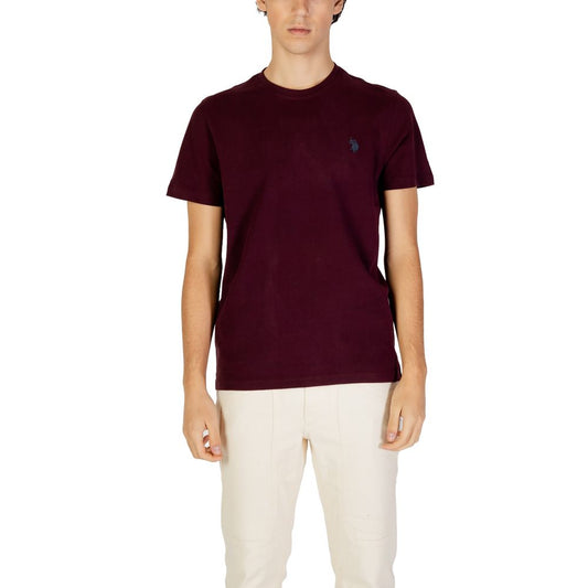 US POLO ASSN. Бавовняна футболка Bordeaux