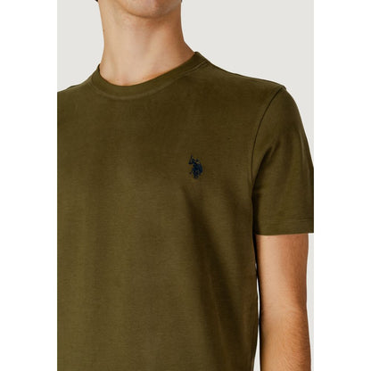 US POLO ASSN. Зелена бавовняна футболка