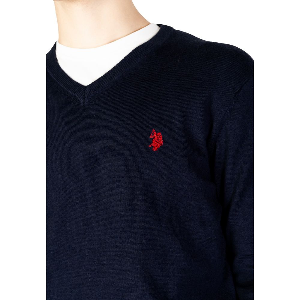 US POLO ASSN. Синій бавовняний светр