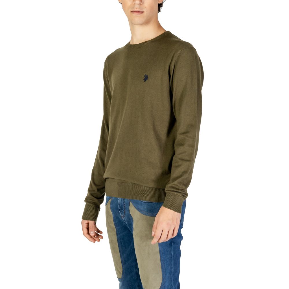 US POLO ASSN. Зелений бавовняний светр