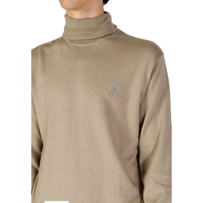 US POLO ASSN. Бежевий бавовняний светр