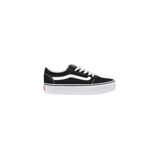 Чорно-білі тканинні кросівки Vans