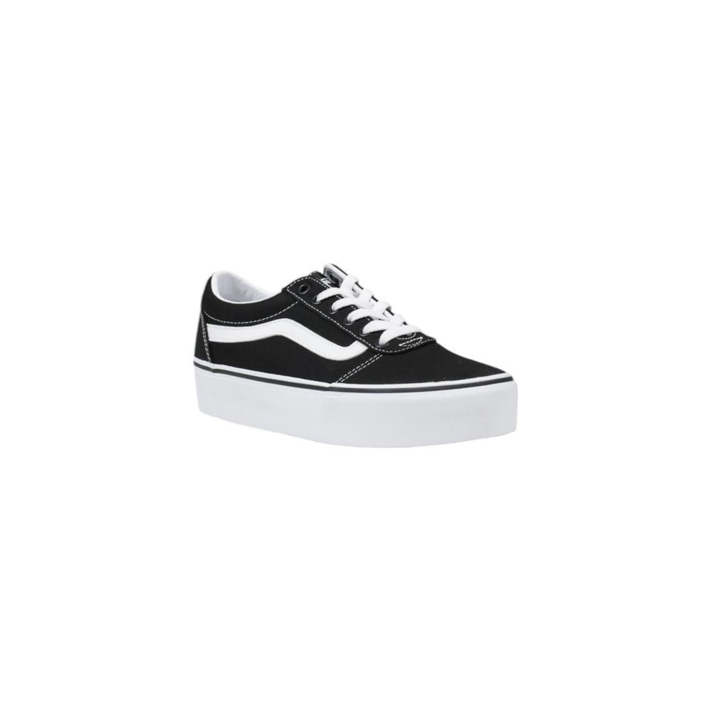 Чорно-білі тканинні кросівки Vans