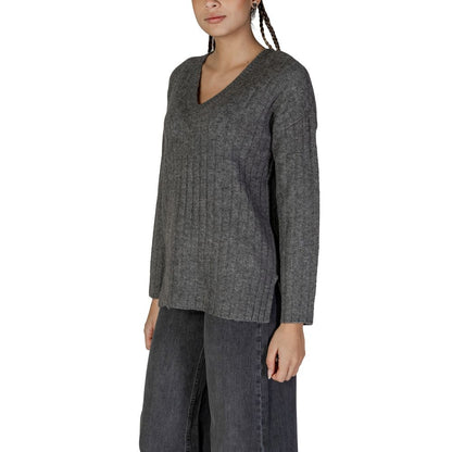 Сірий акриловий светр Vila Clothes