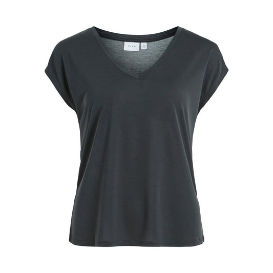 Чорні топи та футболка з тенселу Vila Clothes
