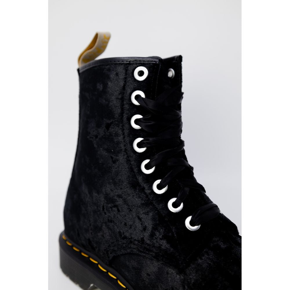 Чорні поліестерові черевики Dr. Martens