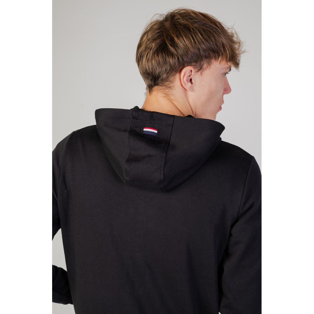 US POLO ASSN. Чорний бавовняний светр