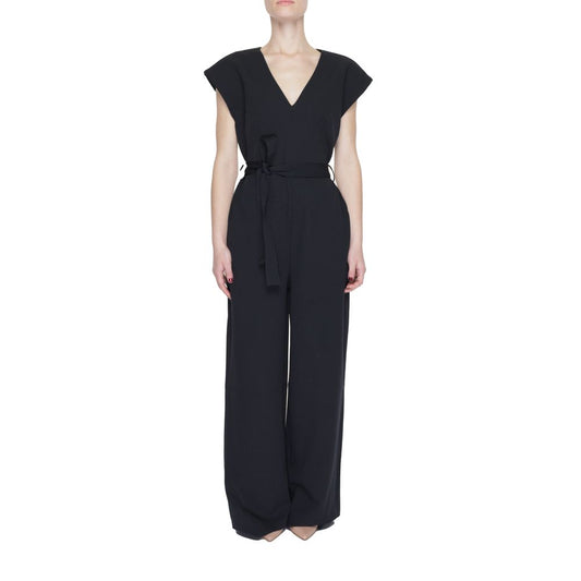 Vila Clothes Чорні поліестерові костюми та піджак