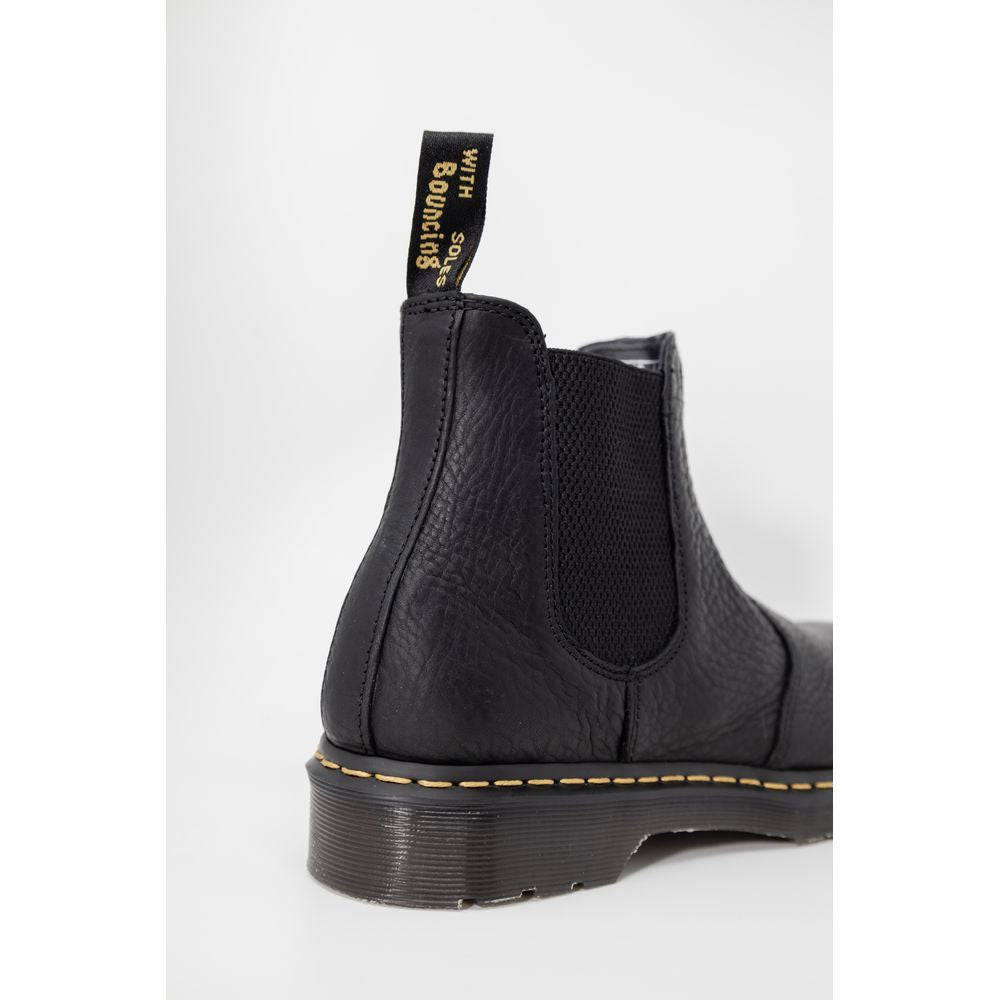 Чорні шкіряні черевики Dr. Martens