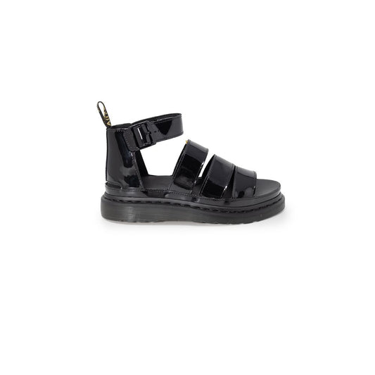 Чорні шкіряні сандалі Dr. Martens