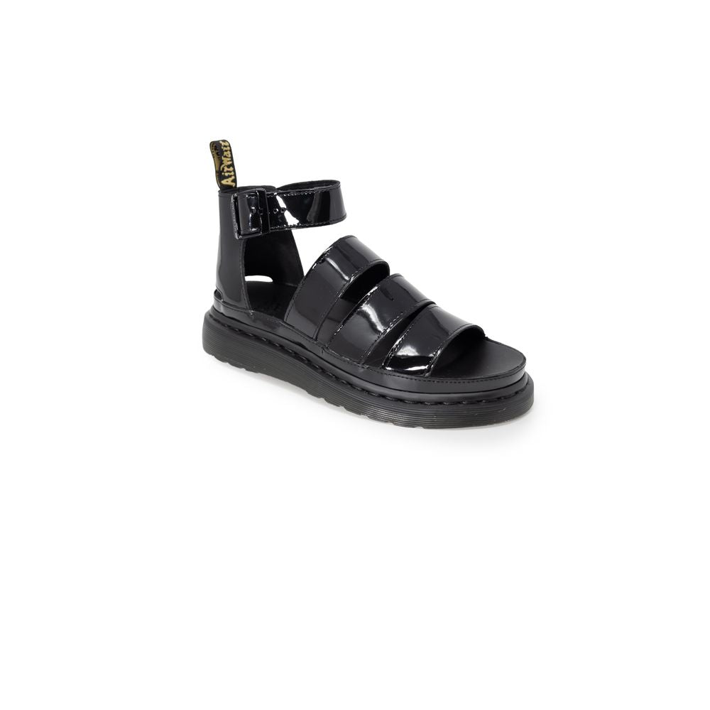 Чорні шкіряні сандалі Dr. Martens