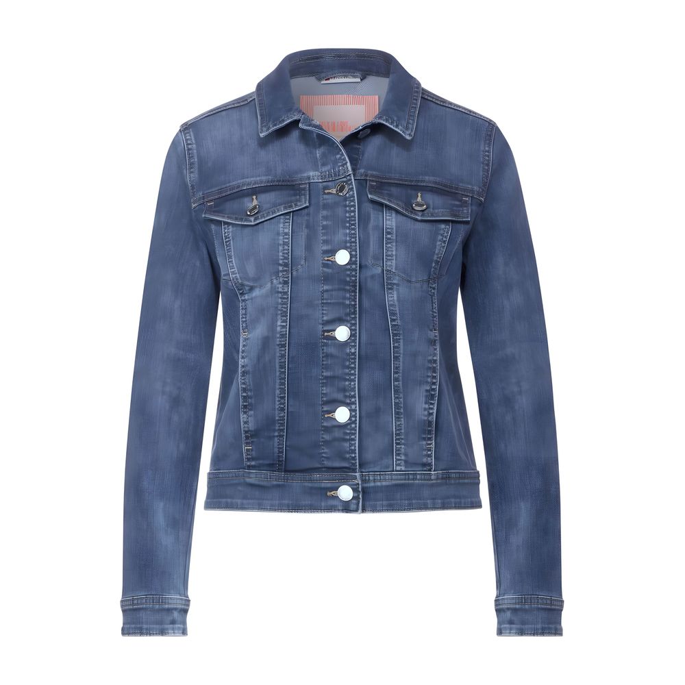 Бавовняні куртки та пальто Street One Blue
