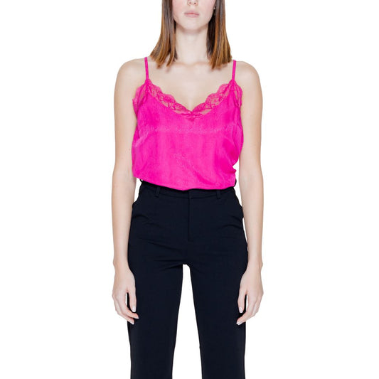 Рожеві топи та футболка з віскози Vila Clothes