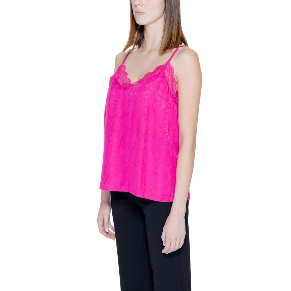 Рожеві топи та футболка з віскози Vila Clothes
