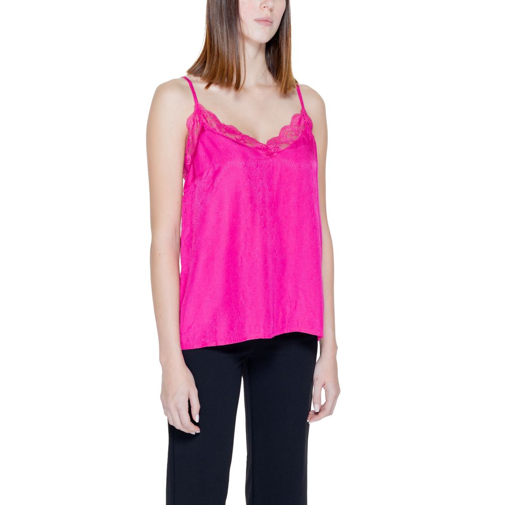 Рожеві топи та футболка з віскози Vila Clothes