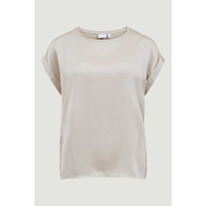 Золоті бавовняні топи та футболки Vila Clothes