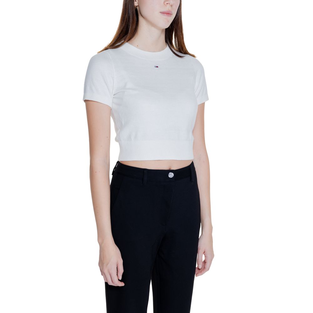 Білі топи та футболка з органічної бавовни Tommy Hilfiger Jeans