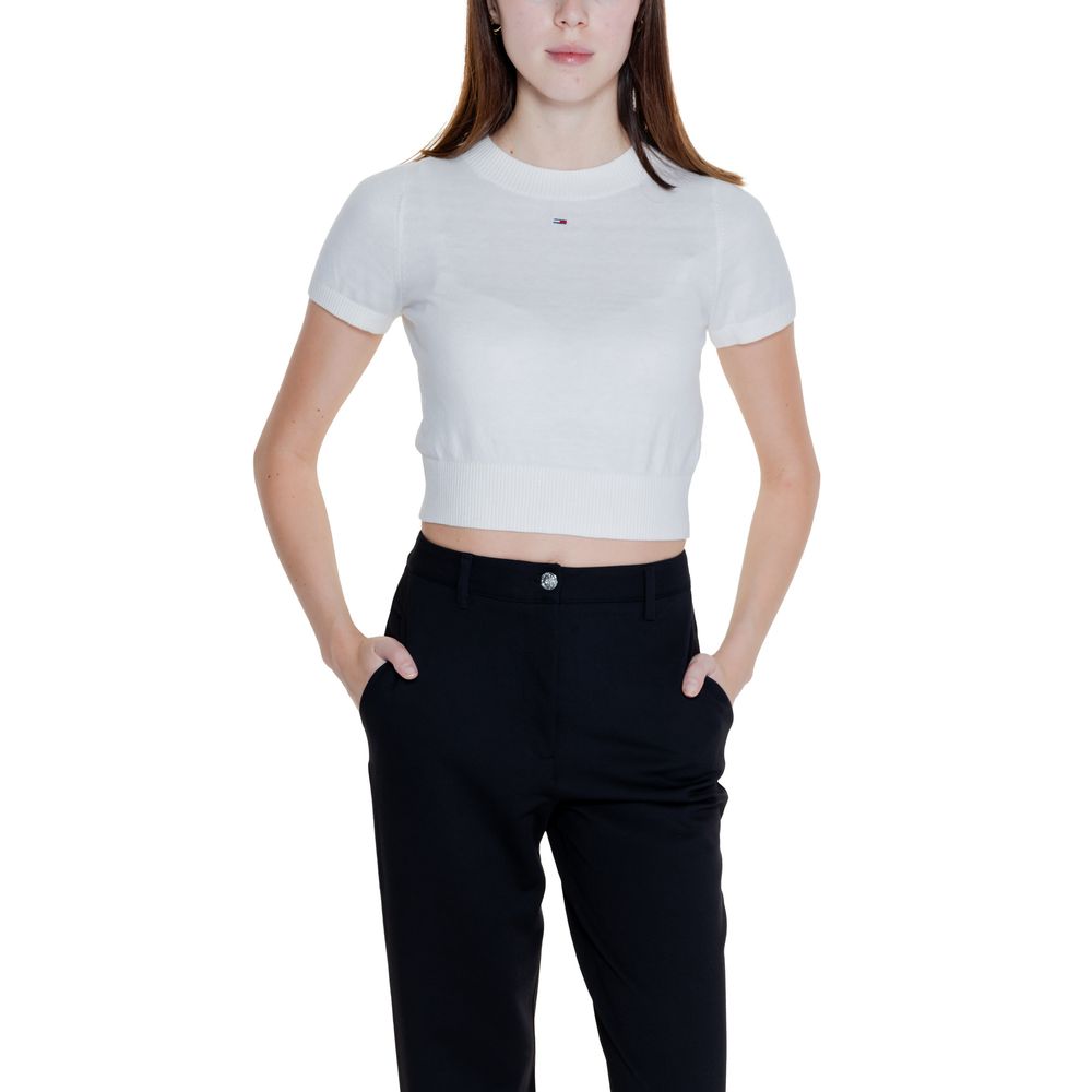 Білі топи та футболка з органічної бавовни Tommy Hilfiger Jeans