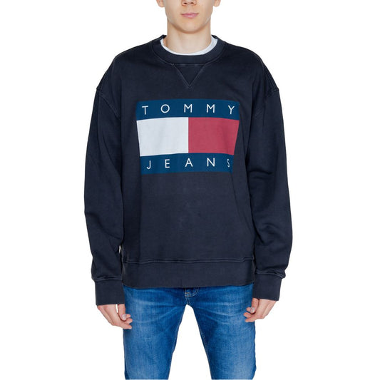 Чорний бавовняний светр Tommy Hilfiger Jeans