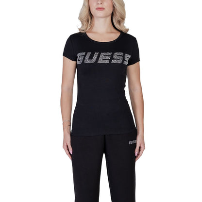 Бавовняні топи та футболка Guess Active Black