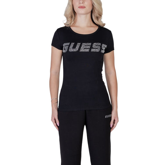 Бавовняні топи та футболка Guess Active Black