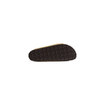 Бежеві замшеві босоніжки Birkenstock