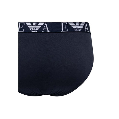 Нижня білизна Emporio Armani Синя бавовняна білизна