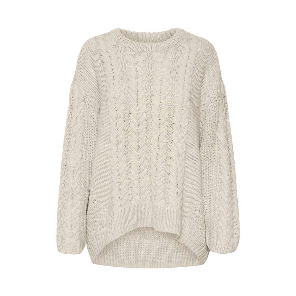 Бежевий бавовняний светр Vero Moda