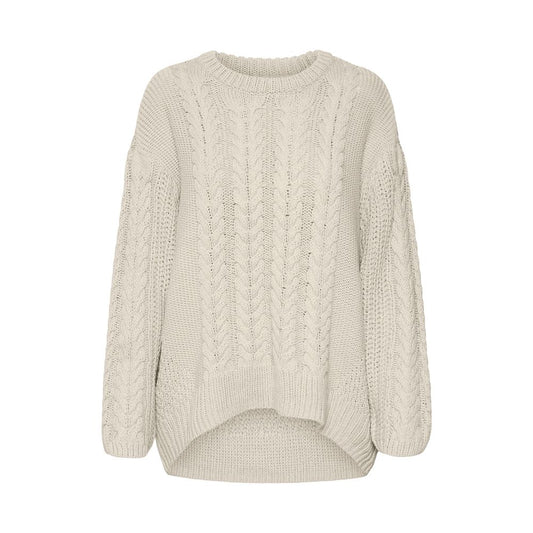 Бежевий бавовняний светр Vero Moda