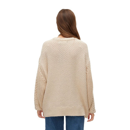 Бежевий бавовняний светр Vero Moda