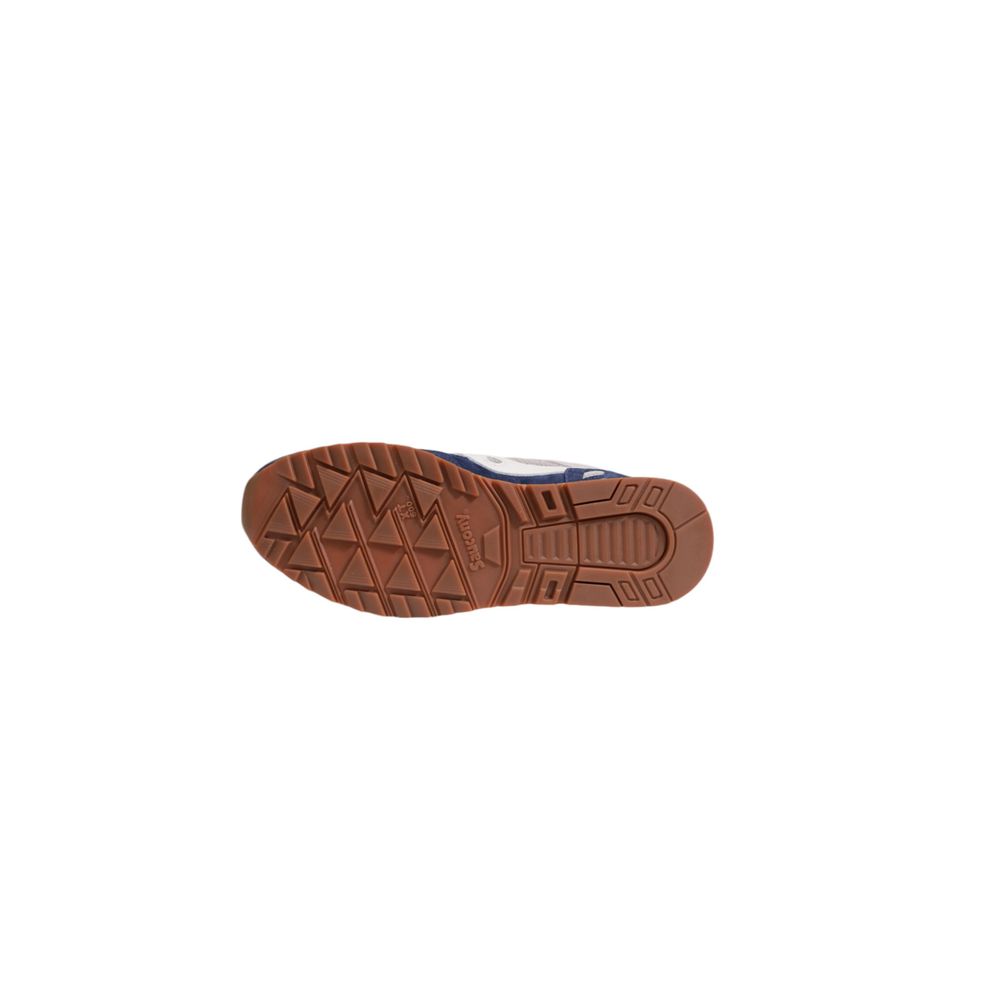 Сині замшеві кросівки Saucony