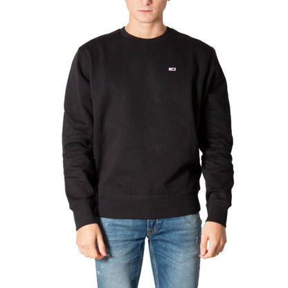 Чорний бавовняний светр Tommy Hilfiger Jeans