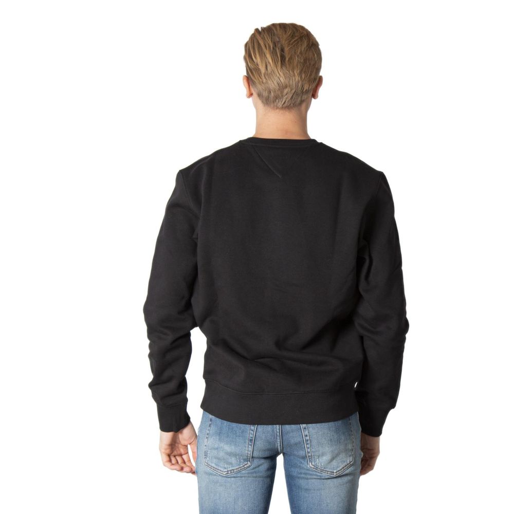 Чорний бавовняний светр Tommy Hilfiger Jeans