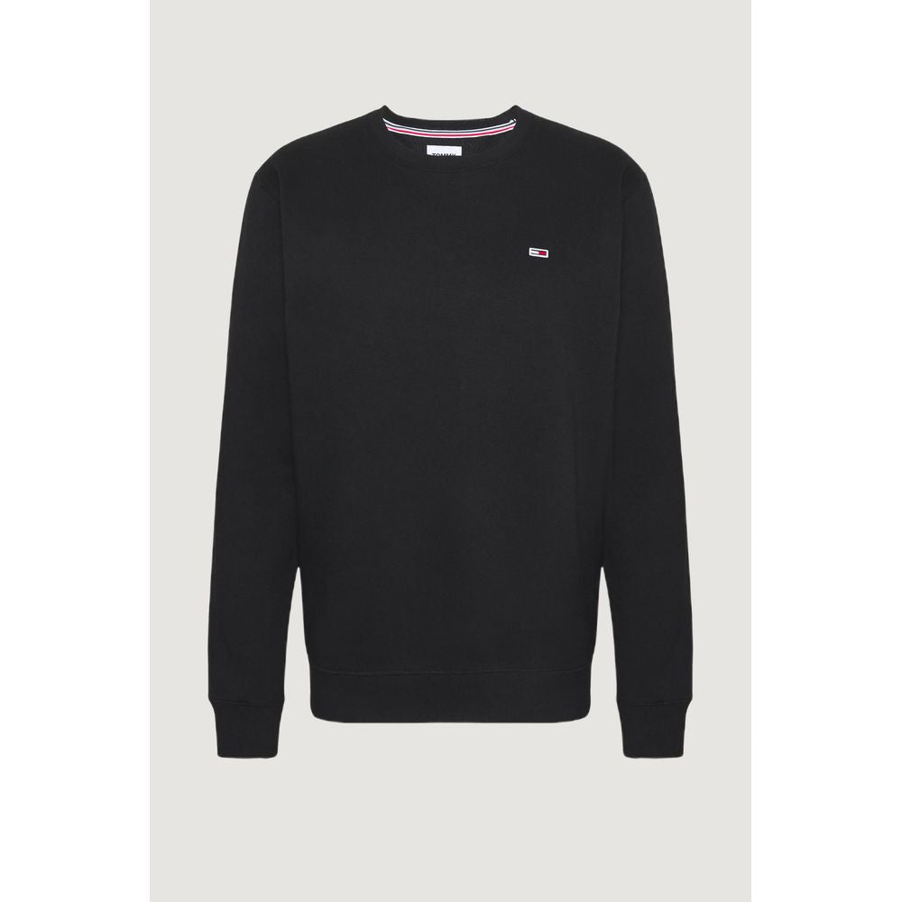 Чорний бавовняний светр Tommy Hilfiger Jeans