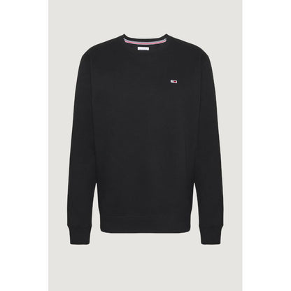 Чорний бавовняний светр Tommy Hilfiger Jeans
